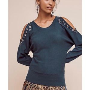 EUC Anthropologie Knitted and Knotted Norwich sweater size medium